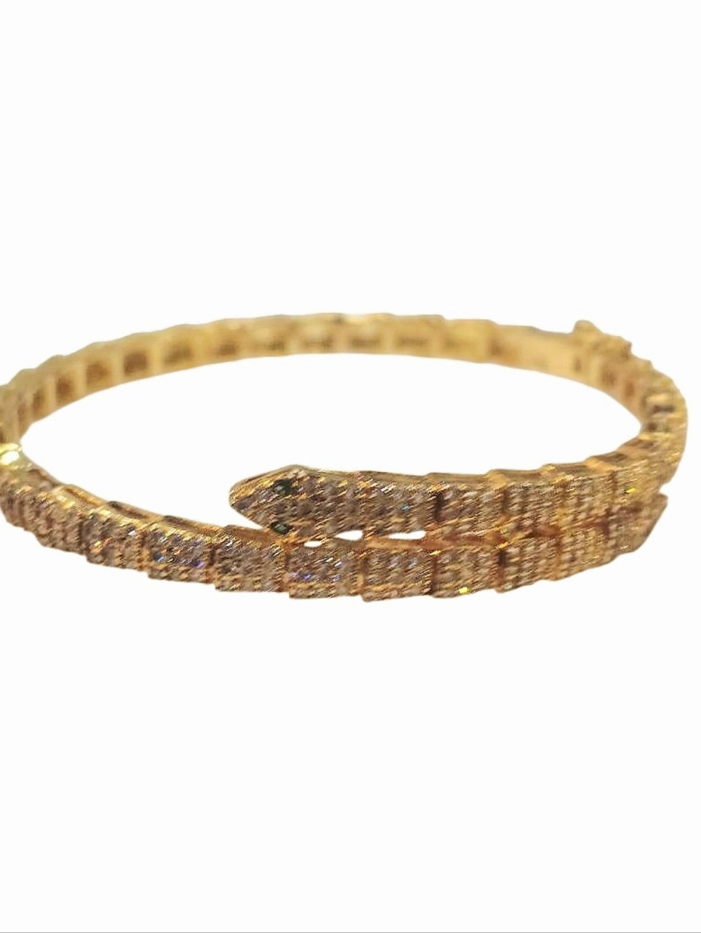 Natasha Couture Snake Serpent Hinged Bracelet‎